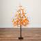 4ft. Pre-Lit Autumn Maple Artificial Fall Tree with Berries and 60 Warm White LED Lights